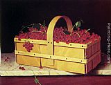 A Wooden Basket of Catawba-Grapes by William Michael Harnett